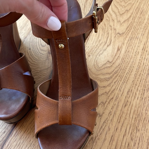 Cravela Kurt Ceiger Brown wedges- size 38 - Picture 5 of 7